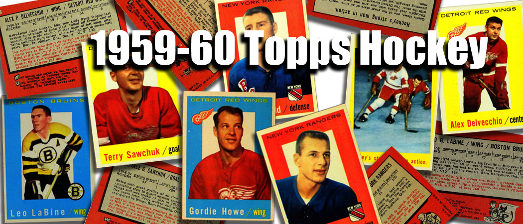 1959-60 Topps Hockey Cards 